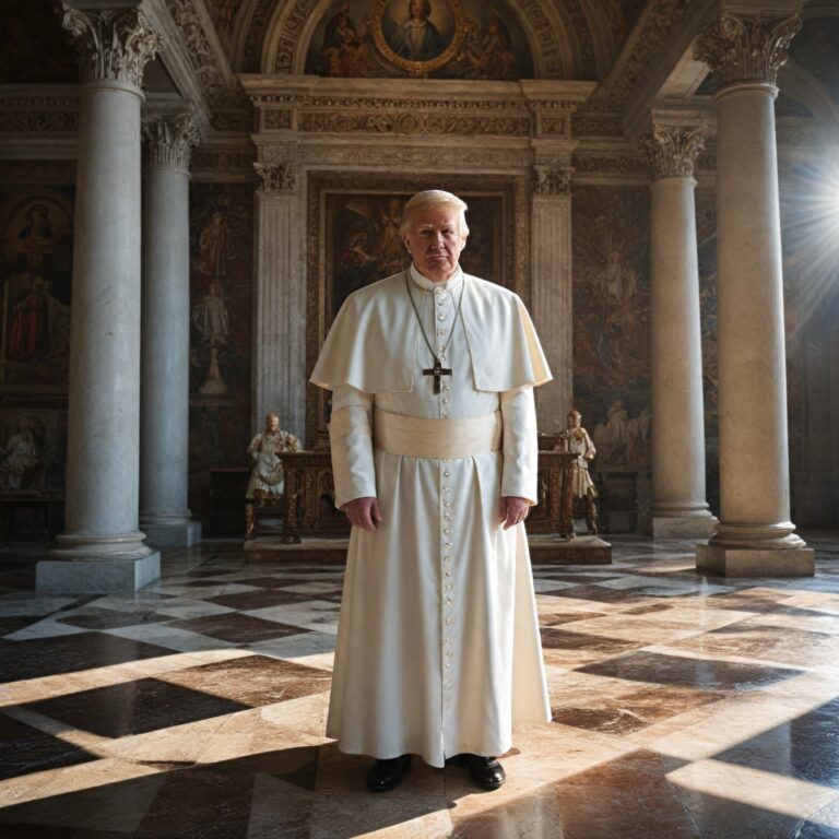 Trump Astounds with AI-Created Image Posing as the Pope